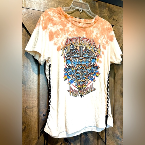 EUC Affliction Firethorn Rock Tie Dye Graphic Tee Sz XL - Picture 9 of 14